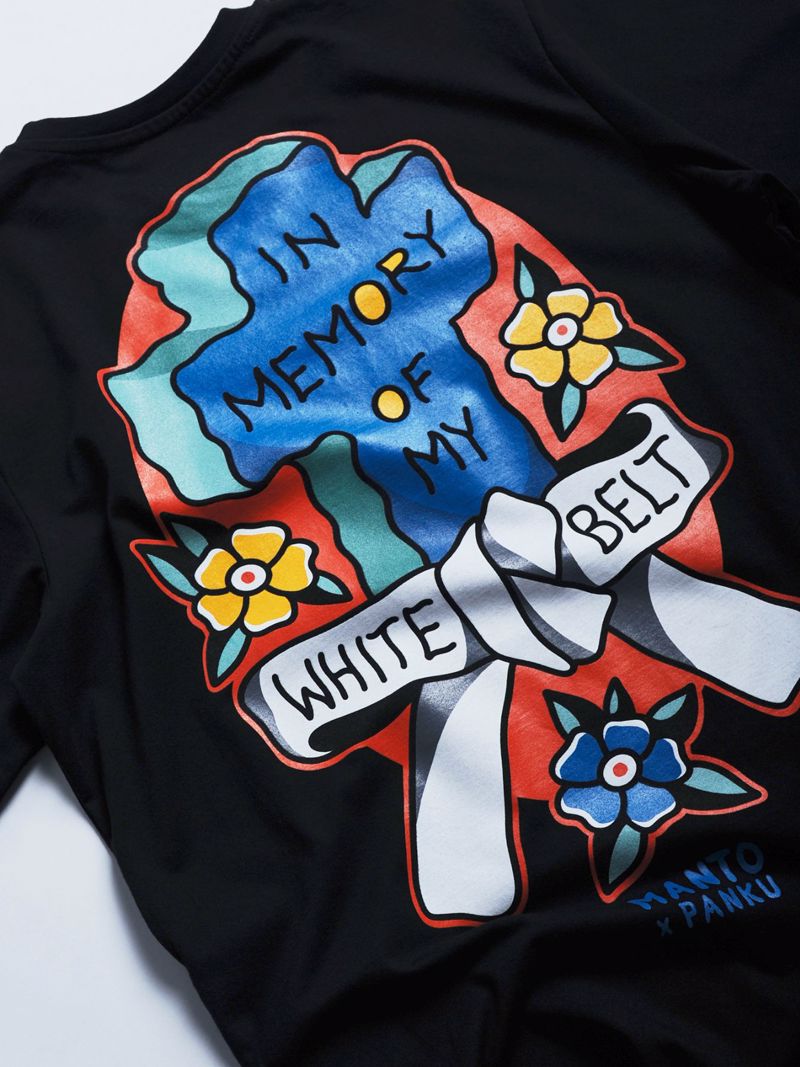 MANTO x Panku t-shirt RIP -black